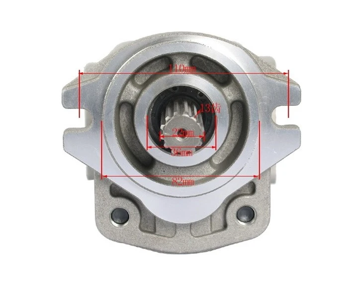 Forklift Parts 4 Hole Hydraulic Pump For 7FD50 With OEM: 67110-30550-71