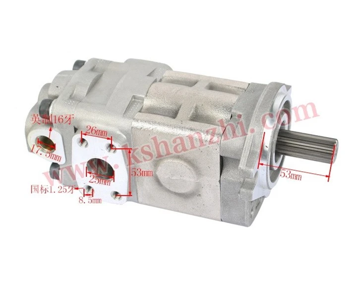 Forklift Parts 4 Hole Hydraulic Pump For 7FD50 With OEM: 67110-30550-71