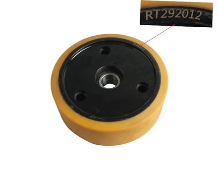 قطعات لیفتراک 285X100 3چرخ بارگیری PU برای Jungheinrich با رولبرینگ
