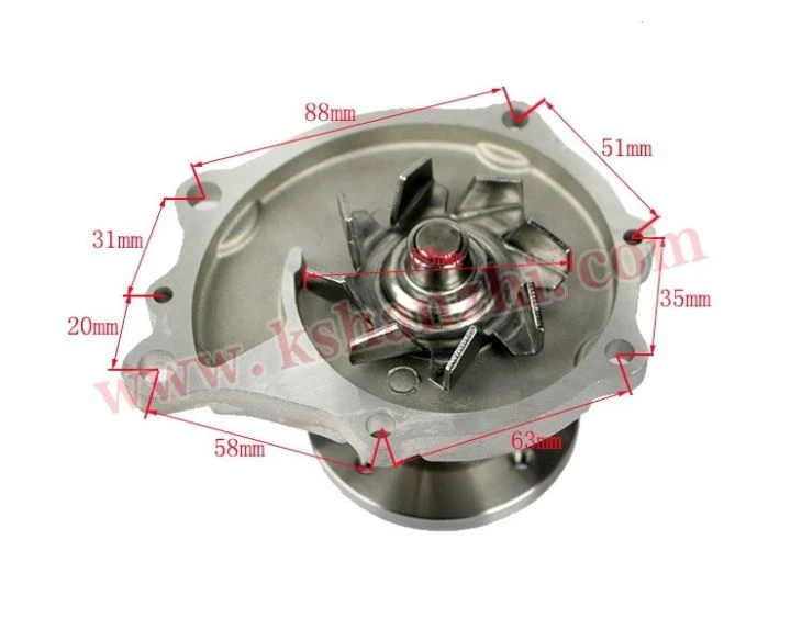 Cooling System Series Forklift K25/K21/K15 Centrifugal Water Pump