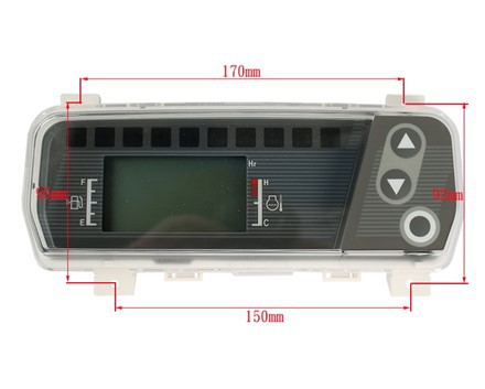 متر ترکیب پانل برای لیفتراک میتسوبیشی 91C04-63011